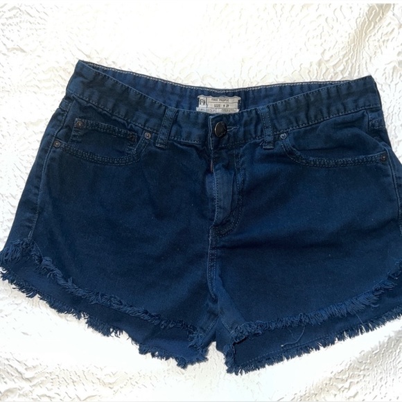 Free People Pants - Free People Navy Blue Shorts